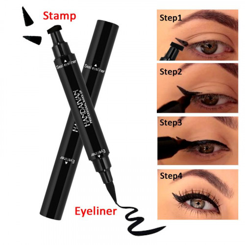 winged Eyeliner Stamp waterproof long lasting liquid eye liner pen vamp style wing stamp